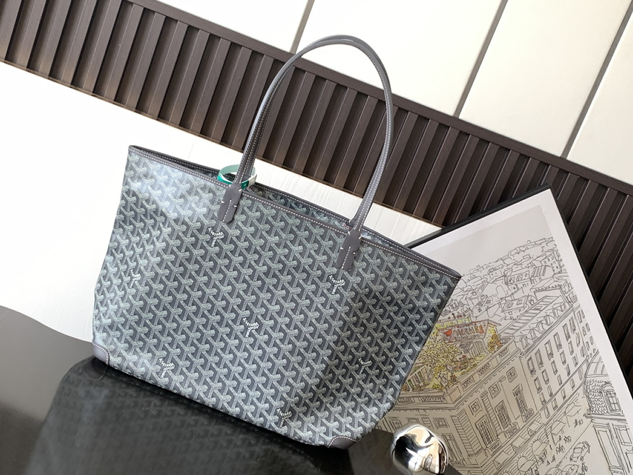 Goyard Artois Tote Pm Blacknatural Green Grey Red White Navy Blue Black Yellow (4) - www.newkick.org Goyard Artois Tote Pm Blacknatural Green Grey Red White Navy Blue Black Yellow (4) - www.newkick.org