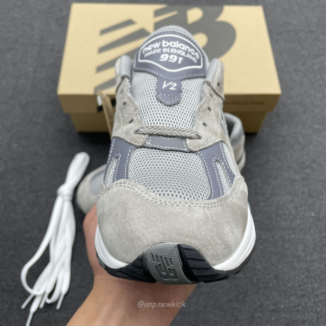 New Balance 991v2 Miuk Rock Ridge Grey U991gl2 (2) - www.newkick.org