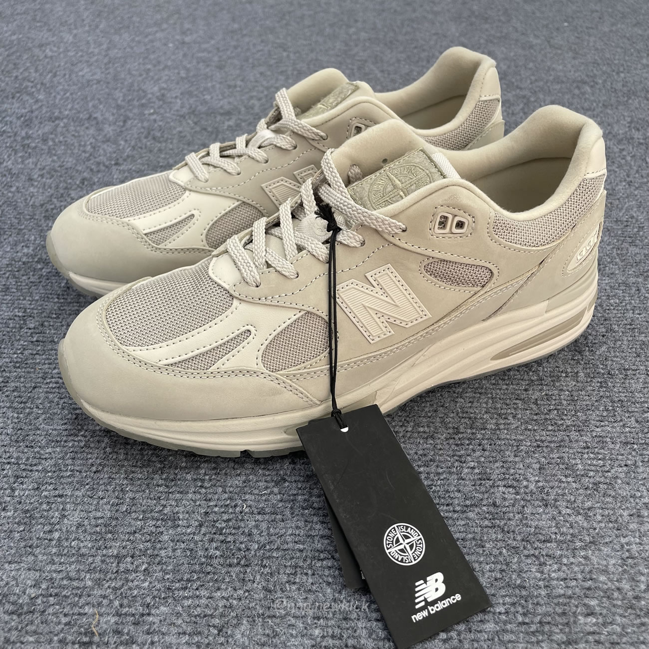 New Balance 991v2 Miuk Stone Island Ghost Pack Sand U991se2 (7) - www.newkick.org