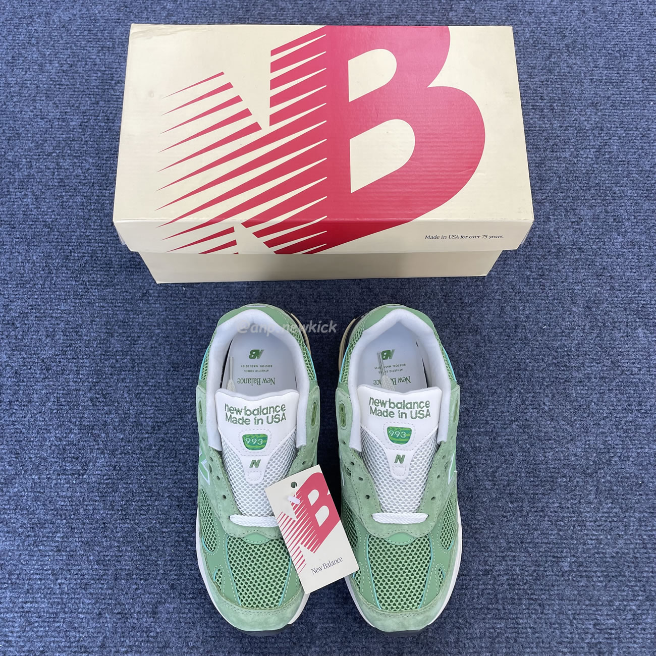 New Balance 993 Miusa Teddy Santis Chive U993gw (3) - www.newkick.org