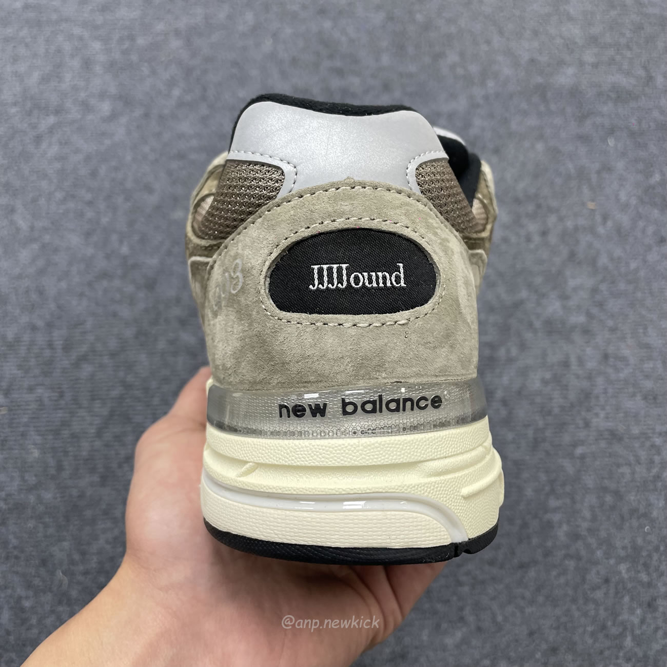 New Balance 993 Miusa Jjjjound Military Urban Grey Angora U993jj (2) - www.newkick.org
