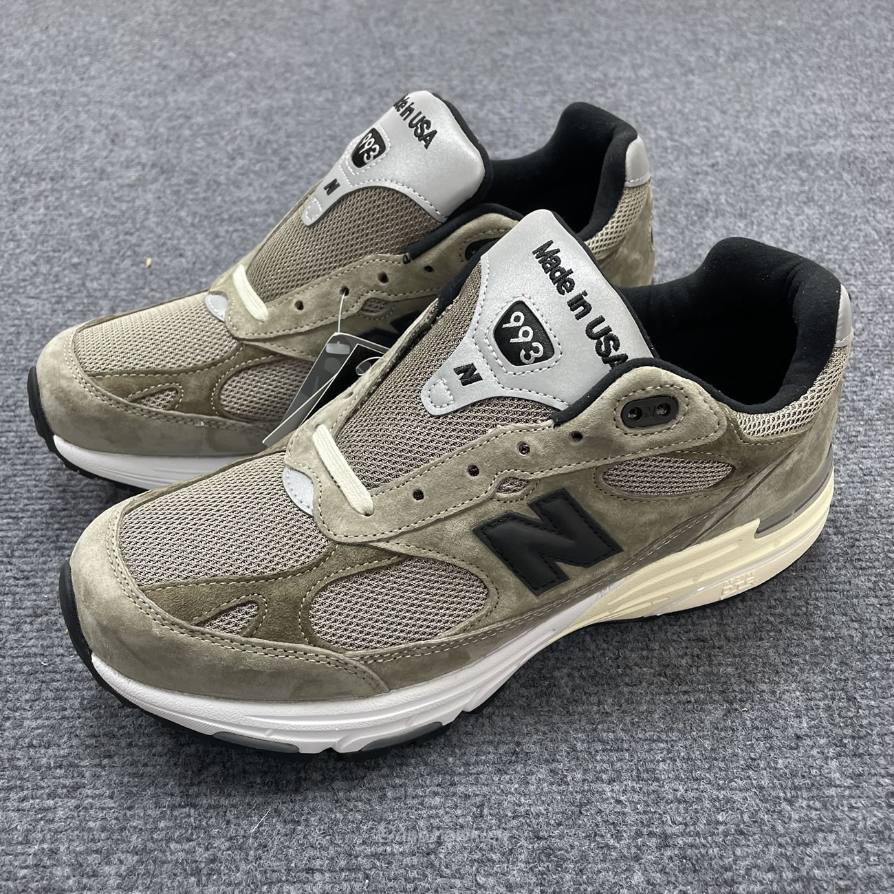 New Balance 993 Miusa Jjjjound Military Urban Grey Angora U993jj (7) - www.newkick.org