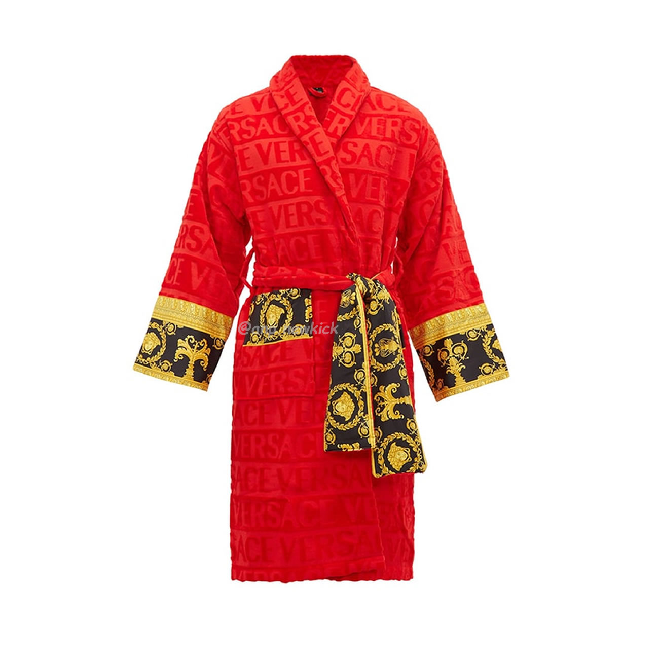 Versace Baroque Logo Jacquard Cotton Bathrobe (1) - www.newkick.org Versace Baroque Logo Jacquard Cotton Bathrobe (1) - www.newkick.org