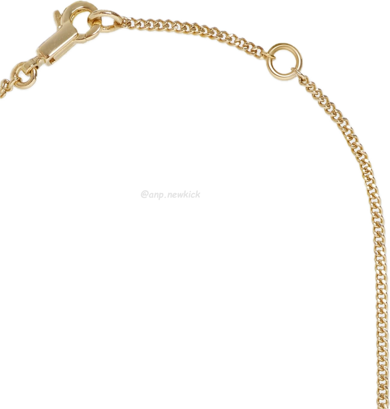 Celine Gold Brass Alphabet Y Neck Chain (4) - www.newkick.org