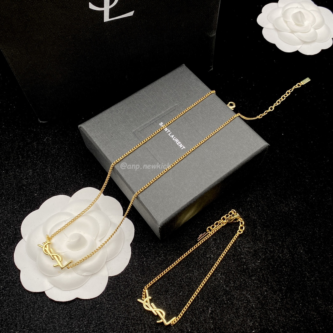 Saint Laurent Necklace Bracelet Suit (2) - www.newkick.org