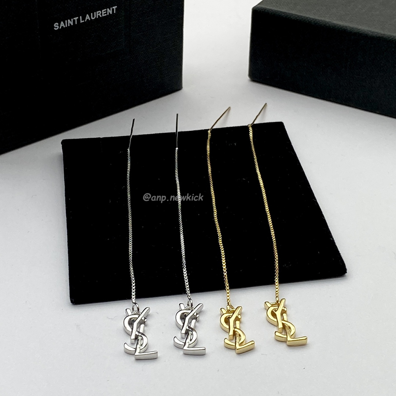 Saint Laurent Opyum Ysl Hanging Earrings (1) - www.newkick.org