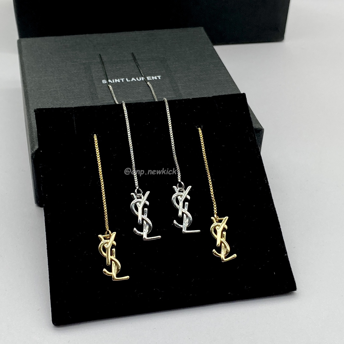 Saint Laurent Opyum Ysl Hanging Earrings (2) - www.newkick.org