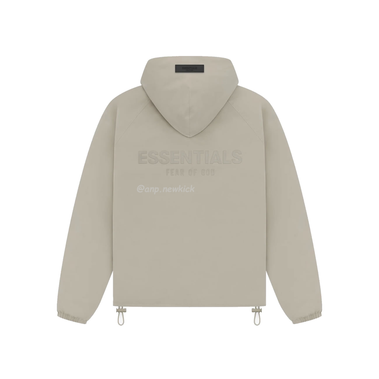 Fear Of God Essentials Fog 23fw Zipper Hooded Cotton Jacket Brown Black Elephant White S Xl (2) - www.newkick.org