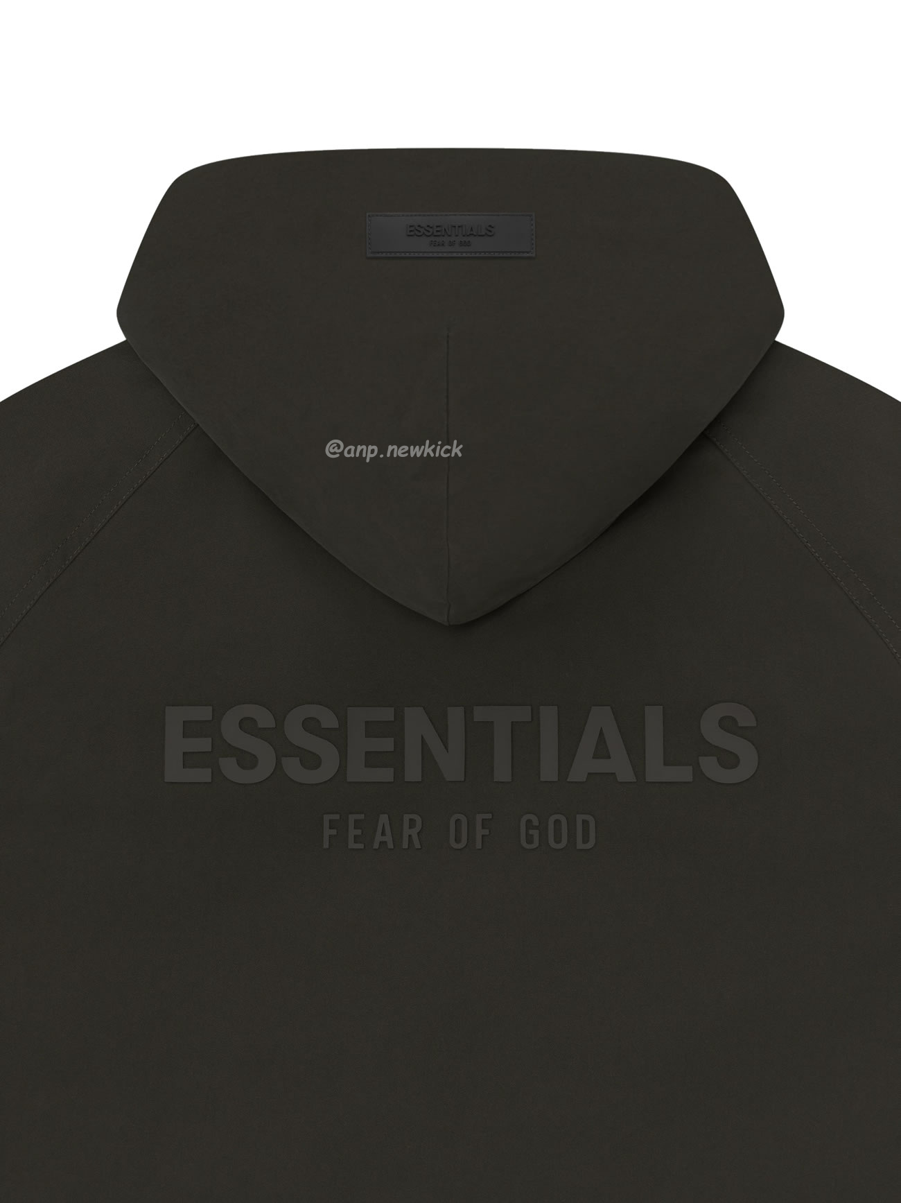Fear Of God Essentials Fog 23fw Zipper Hooded Cotton Jacket Brown Black Elephant White S Xl (3) - www.newkick.org