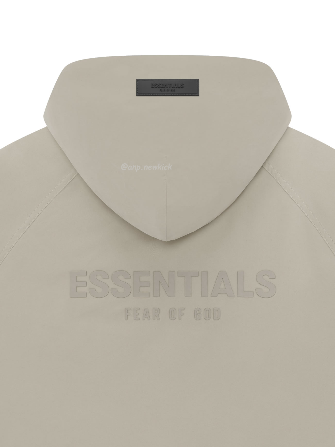 Fear Of God Essentials Fog 23fw Zipper Hooded Cotton Jacket Brown Black Elephant White S Xl (6) - www.newkick.org