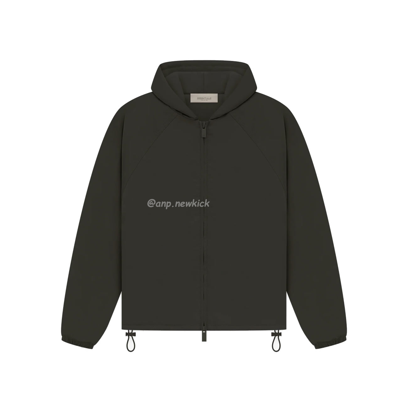 Fear Of God Essentials Fog 23fw Zipper Hooded Cotton Jacket Brown Black Elephant White S Xl (7) - www.newkick.org