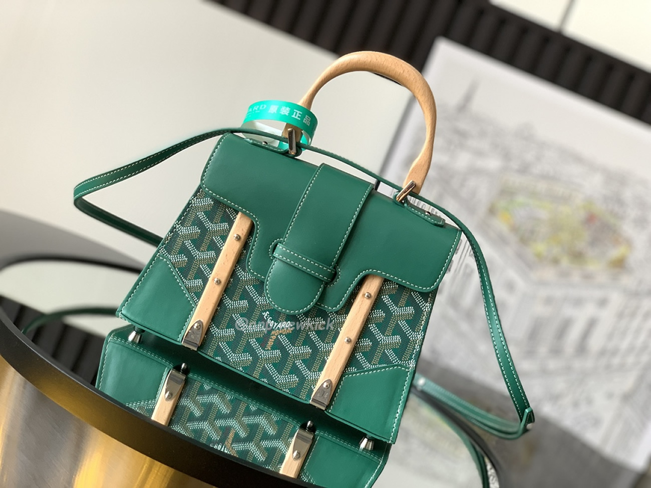 Goyard Saigon Bag Wooden Handle (26) - www.newkick.org