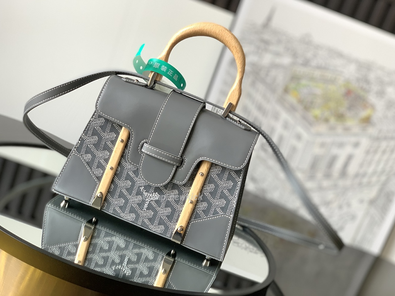 Goyard Saigon Bag Wooden Handle (27) - www.newkick.org