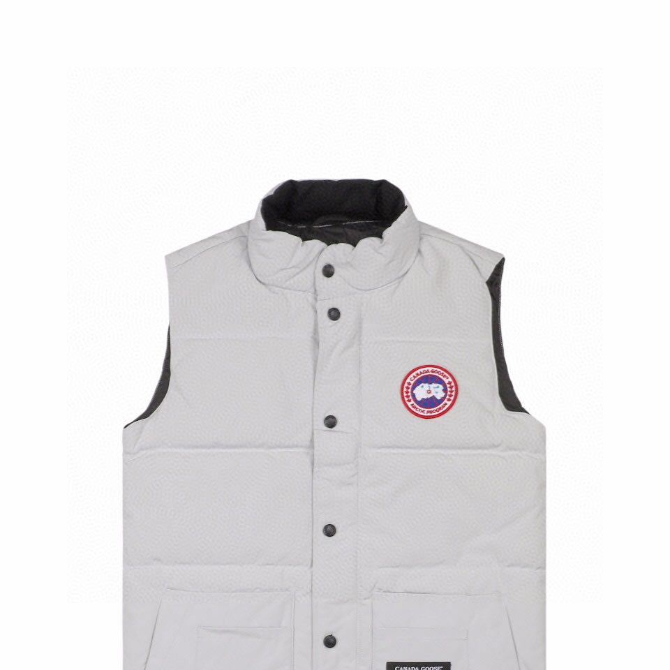 Canada Goose '4154M Freestyle Crew Vest "Silver White"