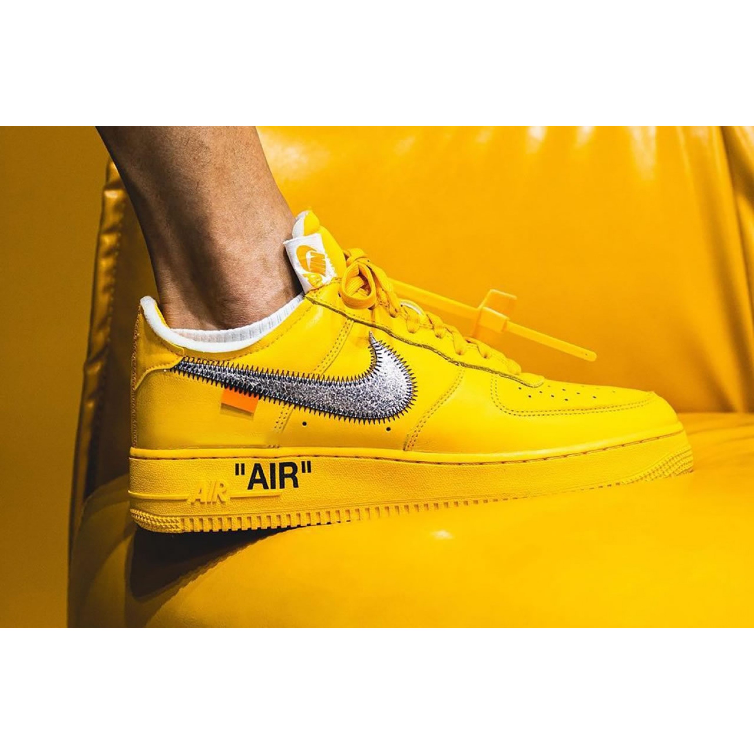 university gold off white forces