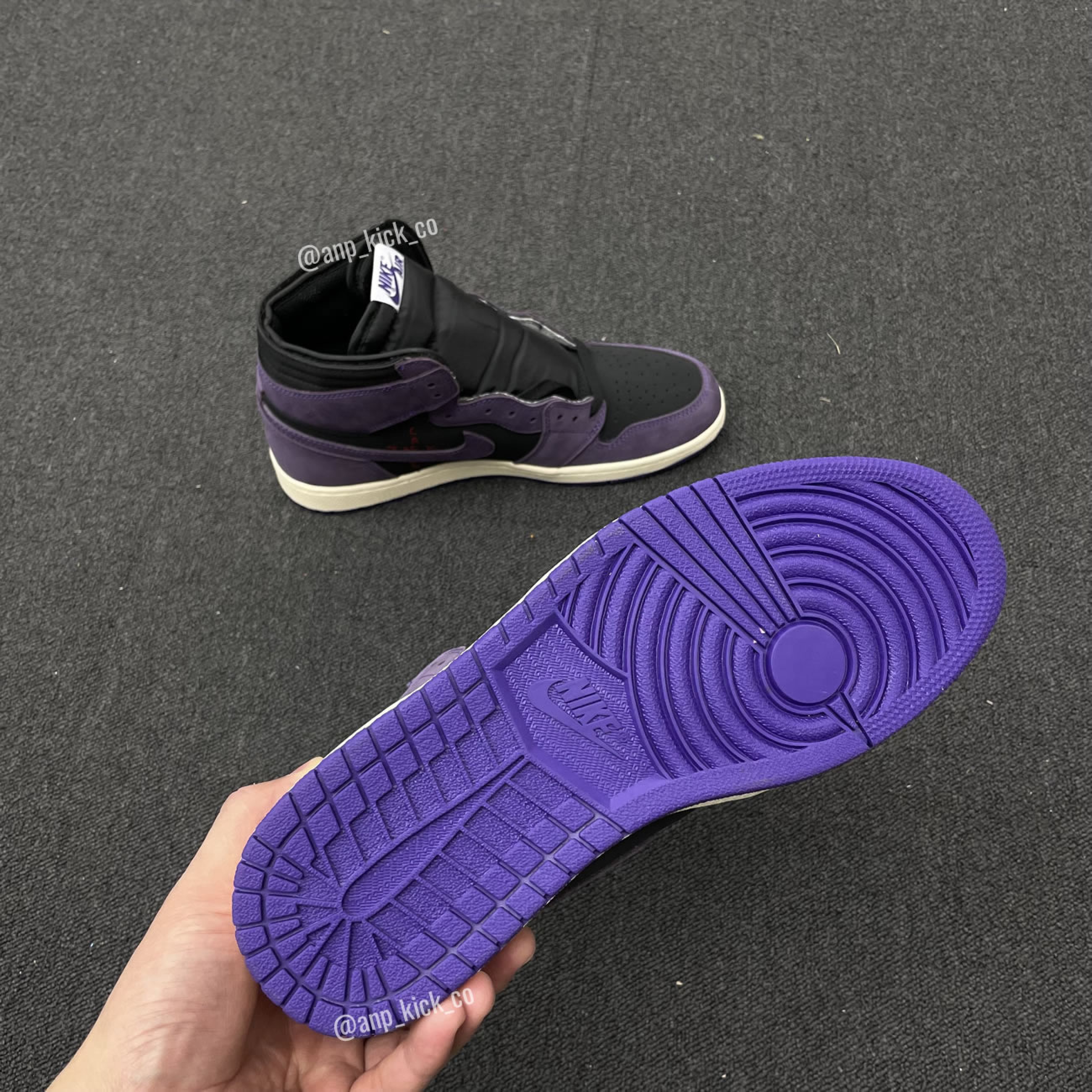 travis scott air jordan 1 purple