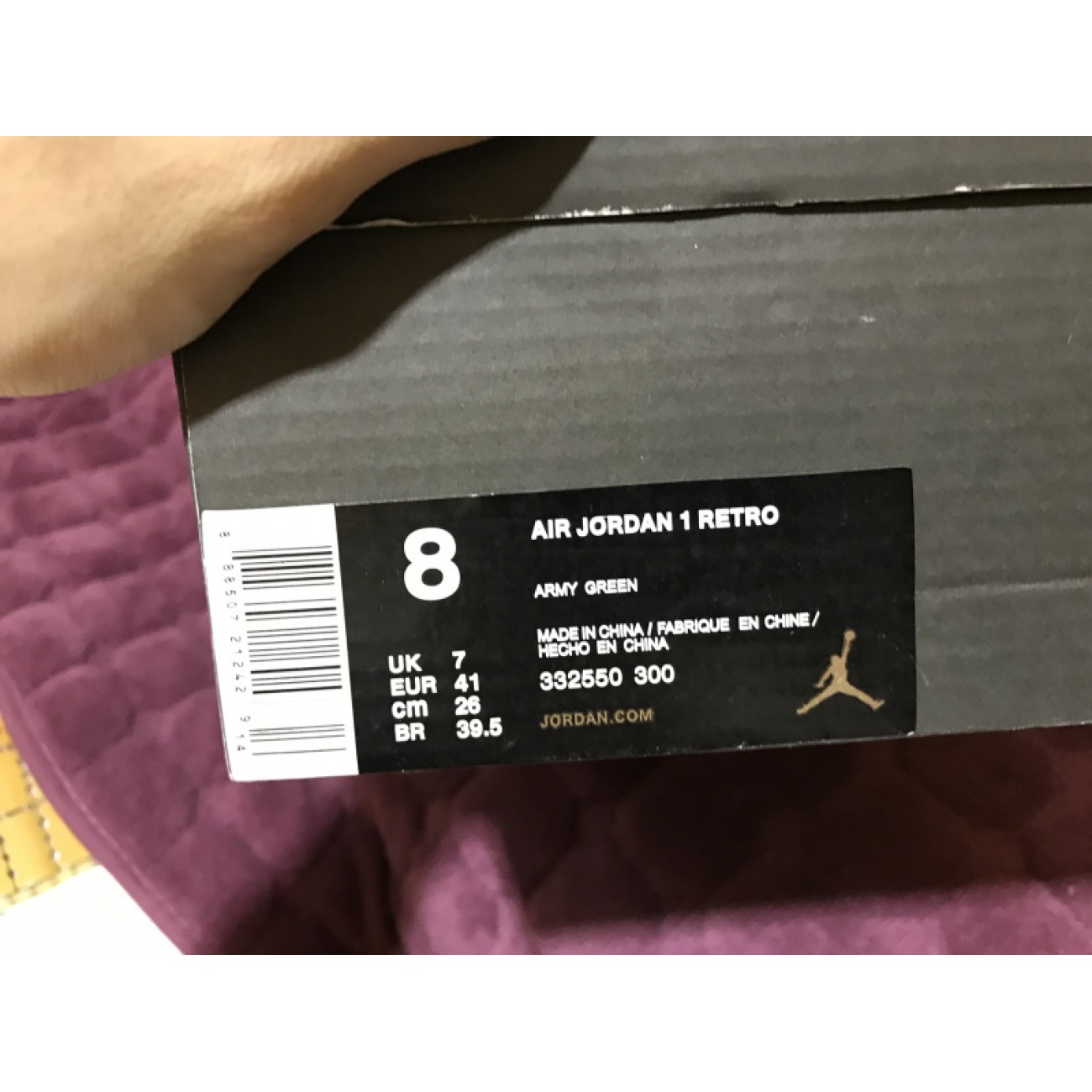 Air Jordan 1 High "Grove Green" 332550-300
