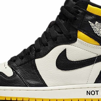 Air Jordan 1 "NO L'S" Not For Resale Black/Yellow For Sale 861428-107