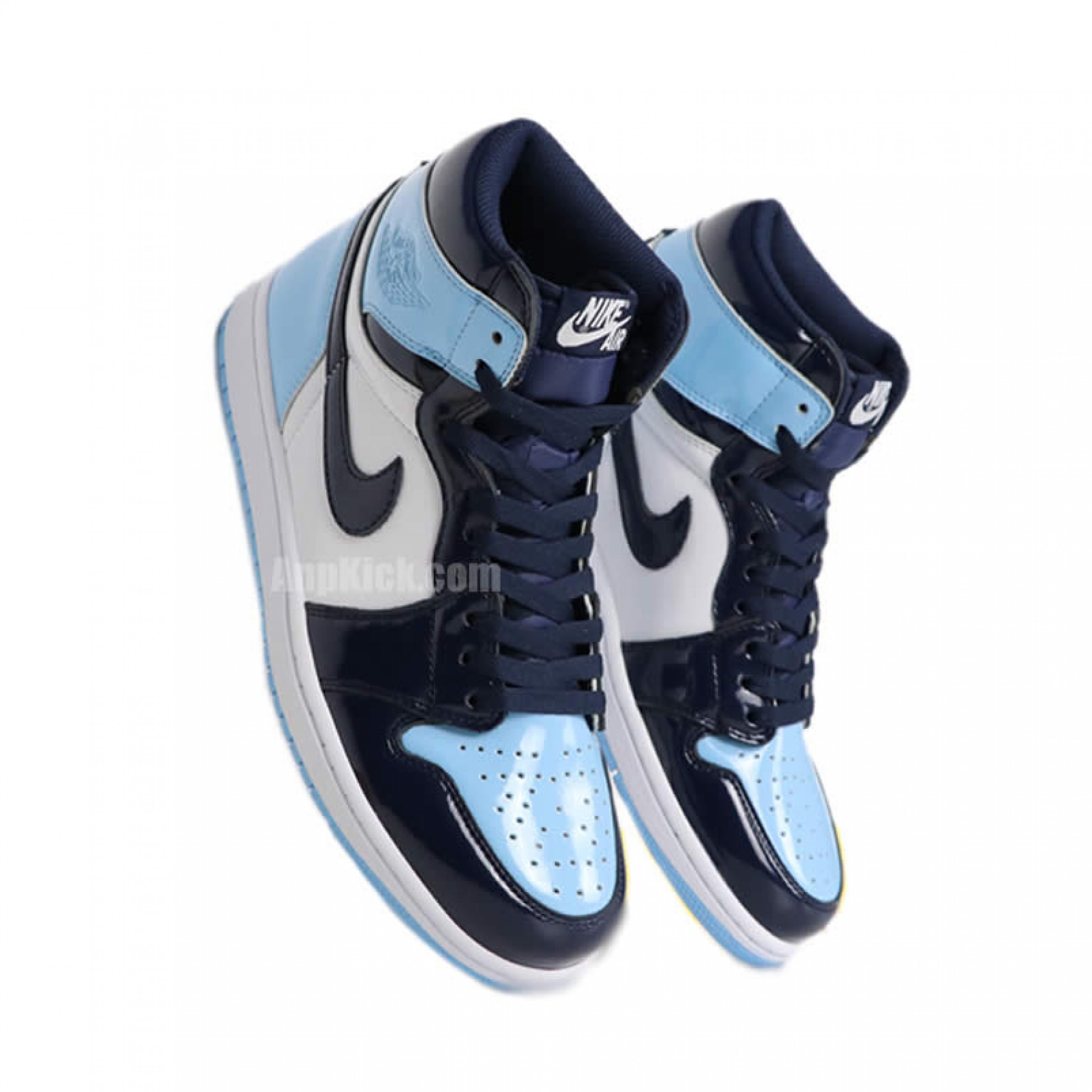womens jordan air jordan 1 high og unc patent leather