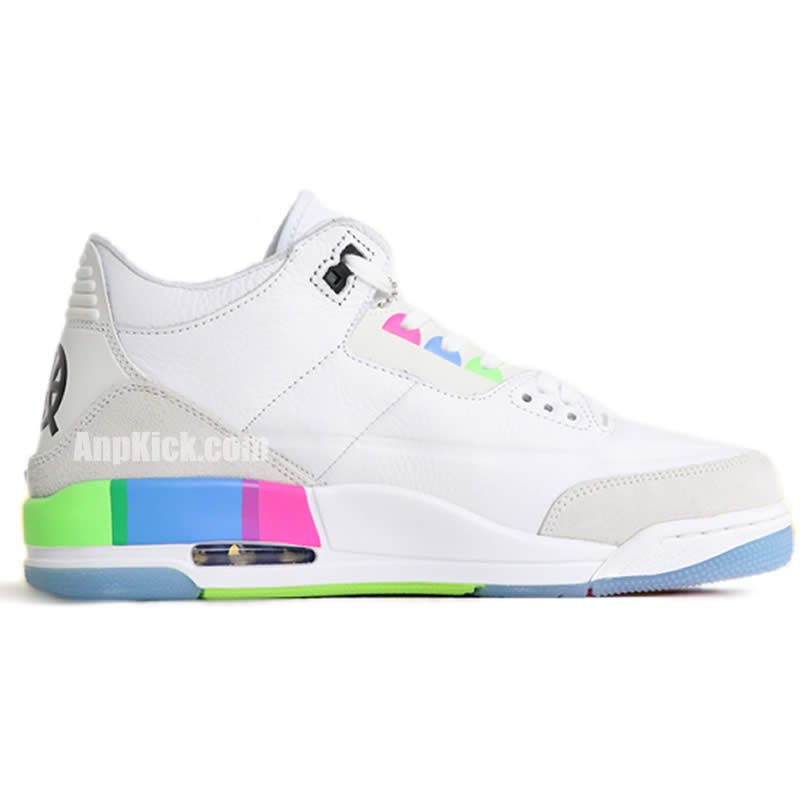 Air Jordan 3 "Quai 54" White Q54 For Sale On Feet Review Release AT9195-111