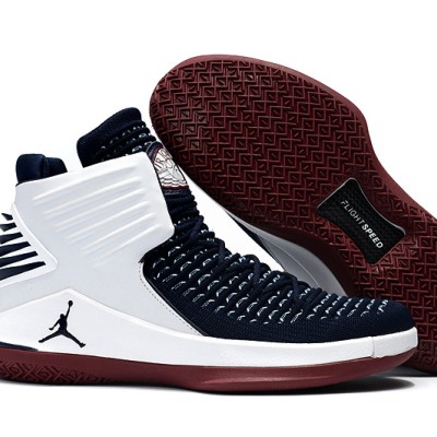 Air Jordan 32 XXXII White/Deep Blue/Red
