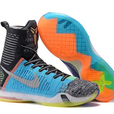 Kobe 10 Elite "What The Kobe" Black/Red/Sky Blue
