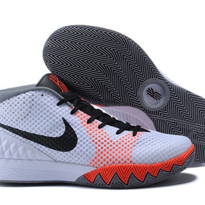 Kyrie 1 White/Watermelon Red