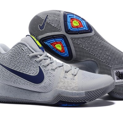 Kyrie 3 "911" Grey/Deep Blue
