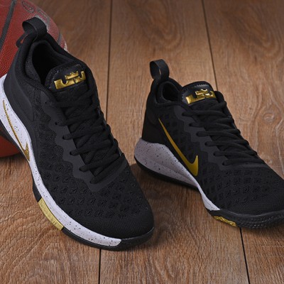 Lebron Witness 2 Flyknit Basketball Shoes Black/Gold
