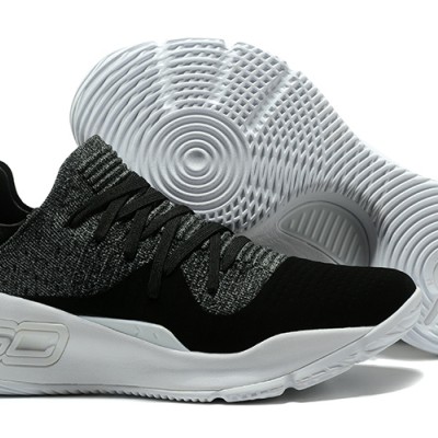 Under Armour UA Curry 4 Low "Oreo" Black/White