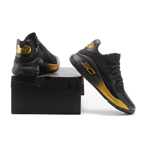 Under Armour UA Curry 4 Low Black/Gold