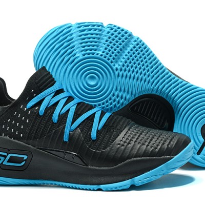 Under Armour UA Curry 4 Low Black/Lightblue