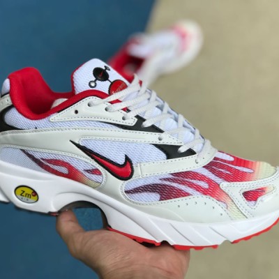Supreme® x Nike Zoom Streak Spectrum Plus White/Habanero Red/Black AQ1279-100