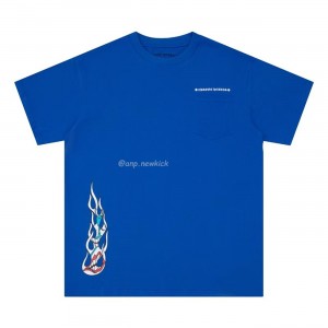 CHROME HEARTS Mattyboy Blue alien short TEE