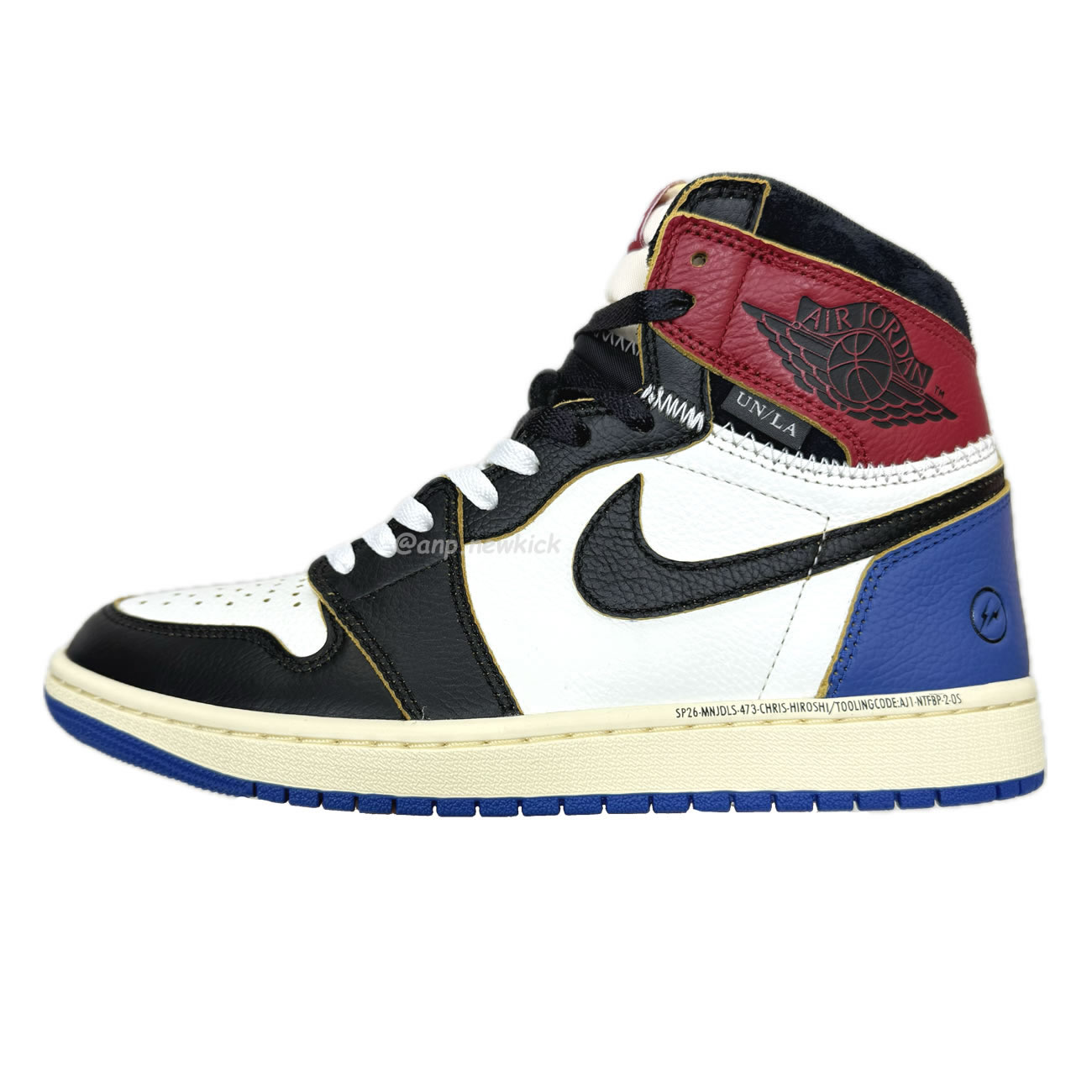 Air Jordan 1 Retro High OG SP Fragment x Union LA Varsity Red Sport Royal IO7847-002
