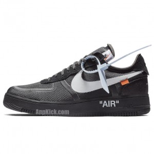 Off-White x Nike Air Force 1 Low "Black/White" Shoes AO4606-001