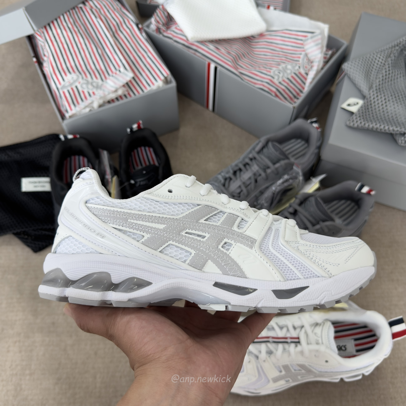 Asics Gel Kayano 14 Thom Browne Grey Mens Wear 1203b110 020 (12) - www.newkick.org Asics Gel Kayano 14 Thom Browne Grey Mens Wear 1203b110 020 (12) - www.newkick.org