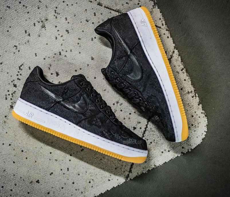 Fragment Clot Nike Air Force 1 Black Af1 Low Shoes Cz3986 001 (14) - www.newkick.org