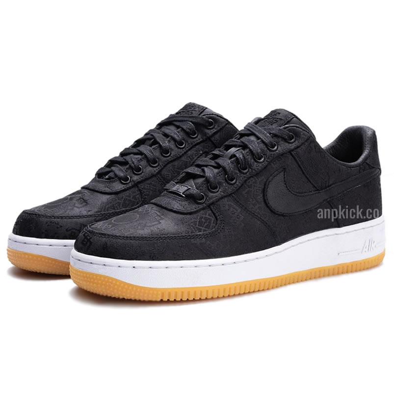 Fragment Clot Nike Air Force 1 Black Af1 Low Shoes Cz3986 001 (3) - www.newkick.org