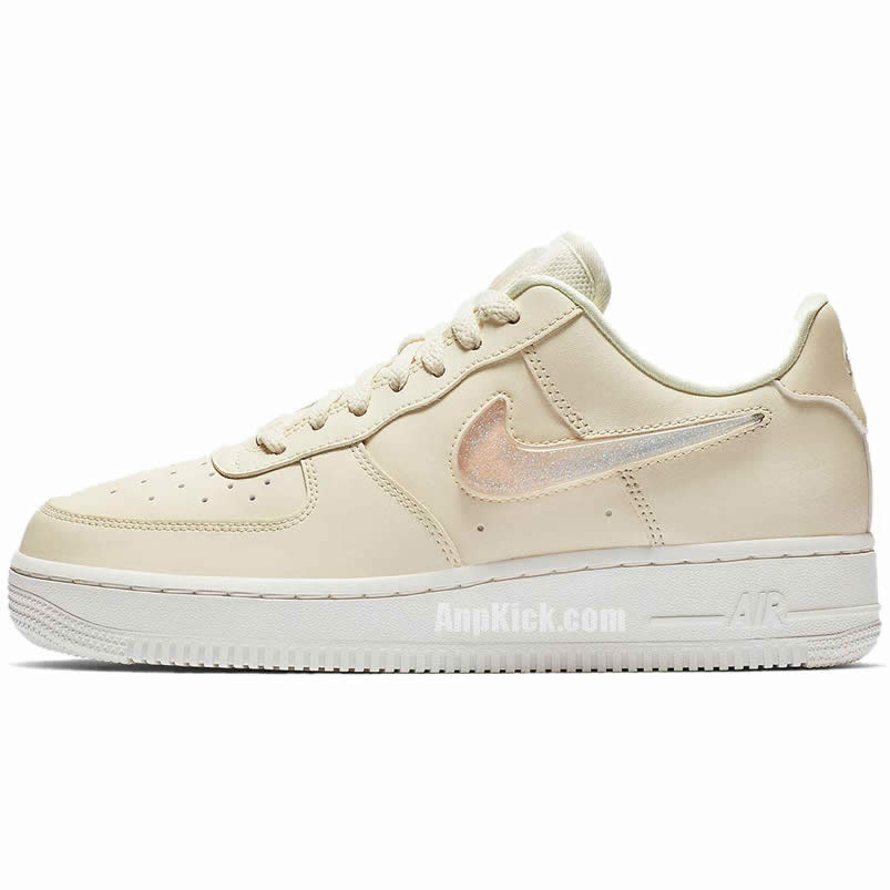 Nike Air Force 1 Womens Jelly Puff Wmns Af1 Low Pale Ivory Shoes Ah6827 100 (1) - www.newkick.org
