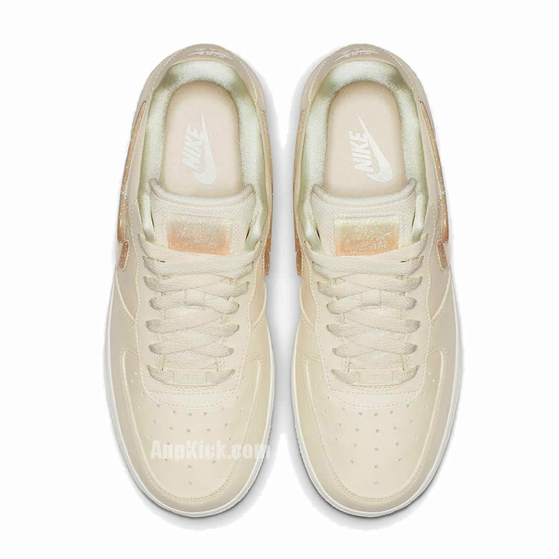 Nike Air Force 1 Womens Jelly Puff Wmns Af1 Low Pale Ivory Shoes Ah6827 100 (4) - www.newkick.org