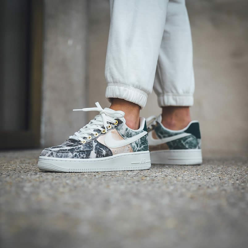 Womens Nike Air Force 1 Low 07 Lxx White Oil Grey On Feet Shoes Ao1017 100 (6) - www.newkick.org