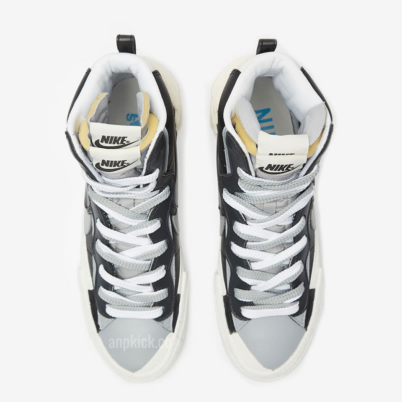 Sacai Nike Blazer Mid Greyscale Black Bv0072 002 (4) - www.newkick.org