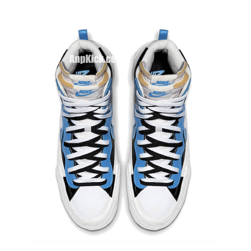 Sacai Nike Blazer Mid Navy Blue Bv0072 001 Yellow Bv0072 700 (11) - www.newkick.org