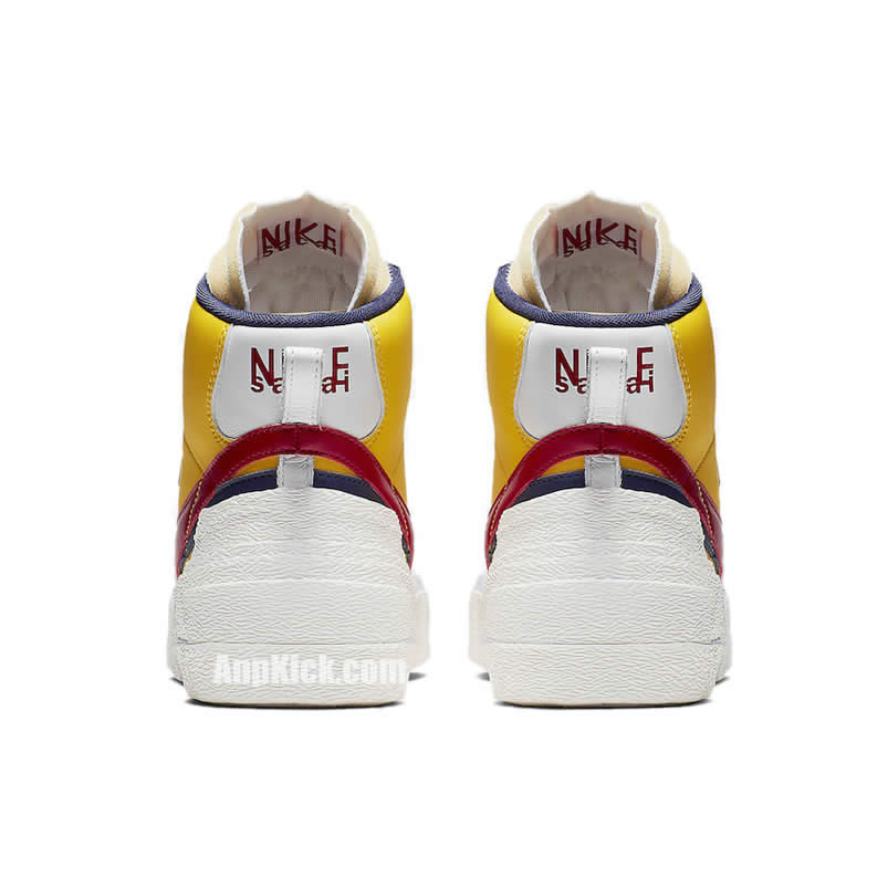 Sacai Nike Blazer Mid Navy Blue Bv0072 001 Yellow Bv0072 700 (6) - www.newkick.org