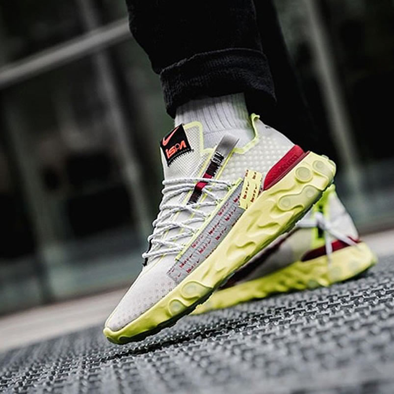 Anpkick Nike React Wr Ispa Team Red Volt On Feet Ct2692 002 (3) - www.newkick.org